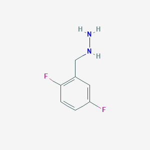 molecular formula C7H8F2N2 B1629657 1-[(2,5-Difluorophenyl)methyl]hydrazine CAS No. 887595-45-1