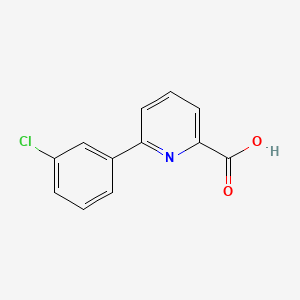 molecular formula C12H8ClNO2 B1629670 6-(3-Chlorophenyl)picolinic acid CAS No. 863704-38-5