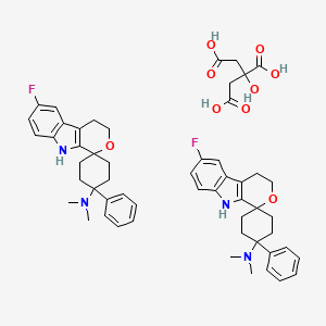 molecular formula C54H62F2N4O9 B1629676 Cebranopadol hemicitrate CAS No. 863513-92-2