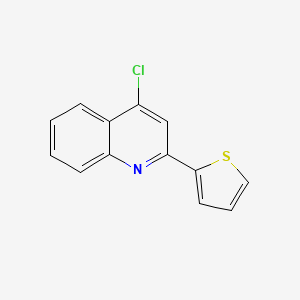 molecular formula C13H8ClNS B1629680 4-Chloro-2-(thiophen-2-yl)quinoline CAS No. 332181-86-9