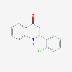 molecular formula C15H10ClNO B1629683 2-(2-Chloro-phenyl)-1H-quinolin-4-one CAS No. 29337-99-3