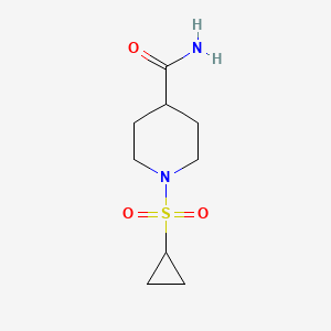 molecular formula C9H16N2O3S B1629686 1-(Cyclopropylsulfonyl)piperidine-4-carboxamide CAS No. 1036738-79-0