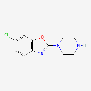 molecular formula C11H12ClN3O B1629689 6-氯-2-哌嗪-1-基-1,3-苯并噁唑 CAS No. 914299-71-1