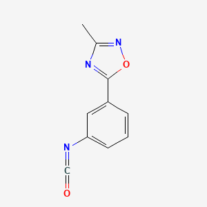 5-(3-Isocyanatophenyl)-3-methyl-1,2,4-oxadiazole