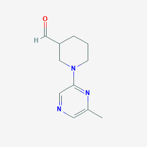 molecular formula C11H15N3O B1629698 1-(6-甲基吡嗪-2-基)哌啶-3-甲醛 CAS No. 941716-81-0