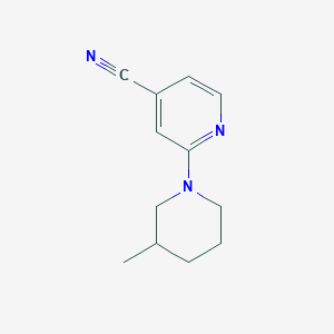 molecular formula C12H15N3 B1629702 2-(3-Methylpiperidin-1-yl)isonicotinonitrile CAS No. 1016828-56-0