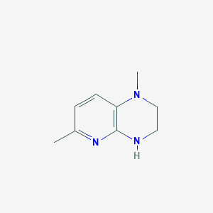 molecular formula C9H13N3 B1629717 1,6-Dimethyl-1,2,3,4-tetrahydropyrido[2,3-b]pyrazine CAS No. 689259-32-3