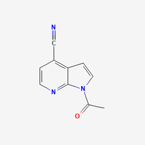 1-Acetyl-1H-pyrrolo[2,3-b]pyridine-4-carbonitrile