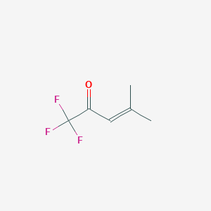 molecular formula C6H7F3O B1629725 1,1,1-Trifluoro-4-methylpent-3-en-2-one CAS No. 400-31-7