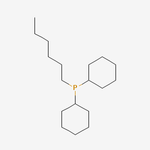 B1629726 Dicyclohexylhexylphosphine CAS No. 84878-57-9