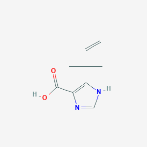 5-(2-methylbut-3-en-2-yl)-1H-imidazole-4-carboxylic acid