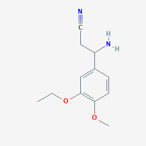 molecular formula C12H16N2O2 B1629733 3-Amino-3-(3-ethoxy-4-methoxyphenyl)propanenitrile CAS No. 200483-20-1