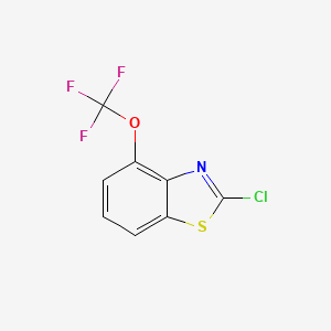 molecular formula C8H3ClF3NOS B1629737 2-Chloro-4-(trifluoromethoxy)-1,3-benzothiazole CAS No. 182344-59-8