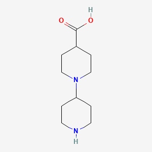 molecular formula C11H20N2O2 B1629748 [1,4'-Bipiperidine]-4-carboxylic acid CAS No. 201810-57-3