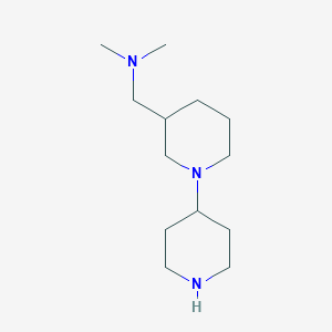 molecular formula C13H27N3 B1629760 1-([1,4'-Bipiperidin]-3-yl)-N,N-dimethylmethanamine CAS No. 883515-98-8