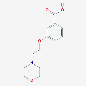 molecular formula C13H17NO4 B1629761 3-(2-吗啉-4-基乙氧基)-苯甲酸 CAS No. 219935-32-7