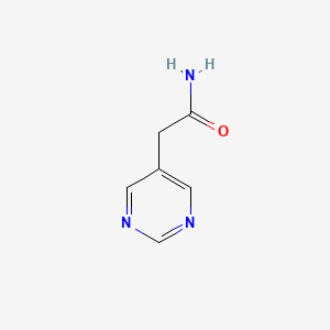 molecular formula C6H7N3O B1629764 2-(嘧啶-5-基)乙酰胺 CAS No. 5267-02-7