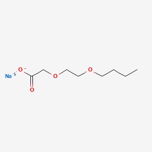 molecular formula C8H15NaO4 B1629780 Acetic acid, (2-butoxyethoxy)-, sodium salt CAS No. 67990-17-4