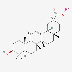 molecular formula C30H45KO4 B1629782 Potassium glycyrrhetinate CAS No. 85985-61-1