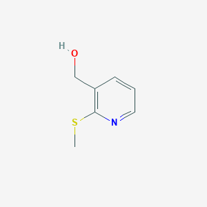 molecular formula C7H9NOS B1629794 3-羟甲基-2-甲硫基吡啶 CAS No. 62658-90-6