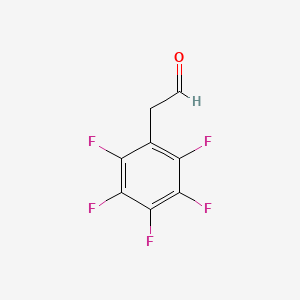 molecular formula C8H3F5O B1629795 2-(Perfluorophenyl)acetaldehyde CAS No. 28520-18-5