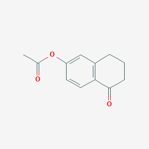 molecular formula C12H12O3 B1629797 5-Oxo-5,6,7,8-tetrahydronaphthalen-2-yl acetate CAS No. 53473-35-1
