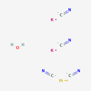 molecular formula C4H2K2N4OPt B1629802 Dipotassium;platinum(2+);tetracyanide;hydrate CAS No. 38245-27-1