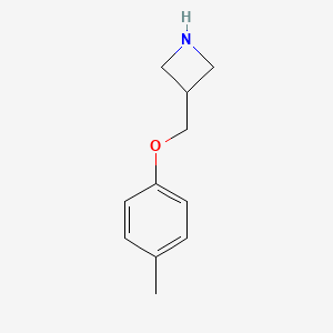 molecular formula C11H15NO B1629812 3-[(4-甲基苯氧基)甲基]氮杂环丁烷 CAS No. 954224-09-0