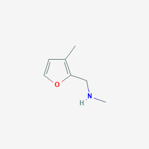 molecular formula C7H11NO B1629822 N-methyl-1-(3-methylfuran-2-yl)methanamine CAS No. 916766-86-4