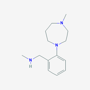 molecular formula C14H23N3 B1629824 N-Methyl-2-(4-methylperhydro-1,4-diazepin-1-yl)benzylamine CAS No. 915707-57-2
