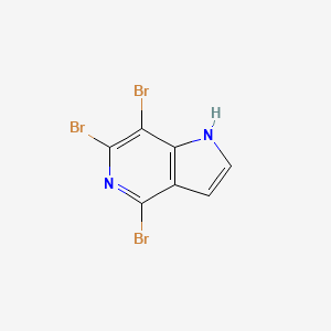 4,6,7-tribromo-1H-pyrrolo[3,2-c]pyridine