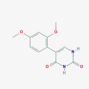 molecular formula C12H12N2O4 B1629842 5-(2,4-Dimethoxyphenyl)uracil CAS No. 1005386-84-4