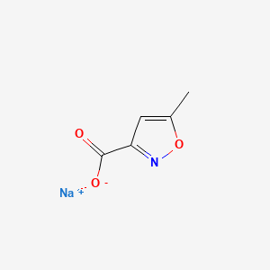 molecular formula C5H4NNaO3 B1629859 Sodium 5-methylisoxazole-3-carboxylate CAS No. 85392-50-3