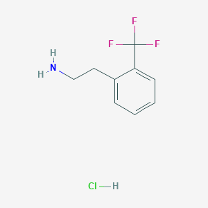 molecular formula C9H11ClF3N B1629871 2-(2-Trifluoromethyl-phenyl)-ethylamine hydrochloride CAS No. 215797-66-3