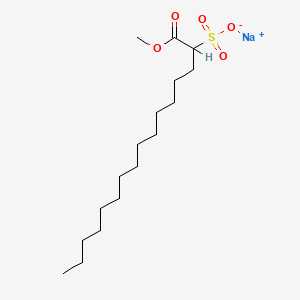 molecular formula C17H33NaO5S B1629888 Sodium 1-methoxy-1-oxohexadecane-2-sulphonate CAS No. 4016-24-4