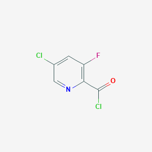 molecular formula C6H2Cl2FNO B1629892 5-Chloro-3-fluoropyridine-2-carbonyl chloride CAS No. 207994-09-0