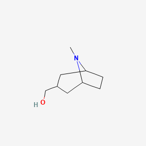 molecular formula C9H17NO B1629896 (8-Methyl-8-azabicyclo[3.2.1]octan-3-yl)methanol CAS No. 90949-82-9