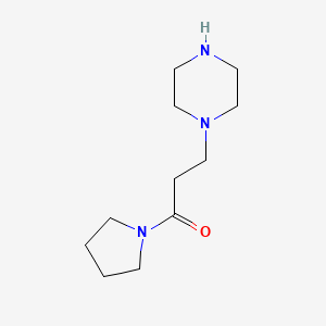 Pyrrolidine, 1-[1-oxo-3-(1-piperazinyl)propyl]-