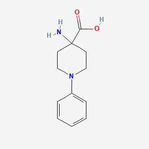 4-Amino-1-phenylpiperidine-4-carboxylic acid
