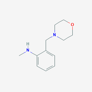 molecular formula C12H18N2O B1629904 N-Methyl-2-(4-morpholinylmethyl)benzenamine CAS No. 937659-58-0