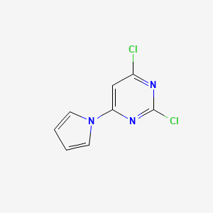 molecular formula C8H5Cl2N3 B1629917 2,6-Dichloro-4-(1-pyrrolyl)pyrimidine CAS No. 321328-97-6