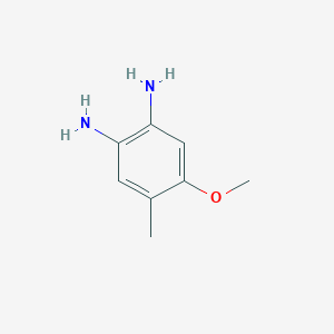 molecular formula C8H12N2O B1629921 4-Methoxy-5-methylbenzene-1,2-diamine CAS No. 38608-08-1