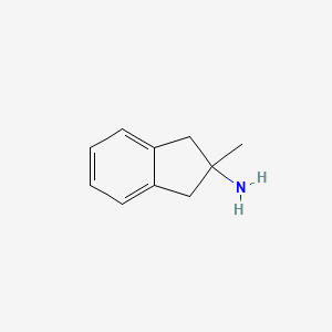 molecular formula C10H13N B1629923 2-Methyl-2,3-dihydro-1H-inden-2-amine CAS No. 312753-94-9