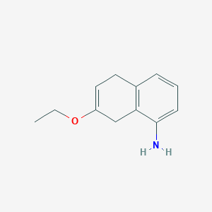molecular formula C12H15NO B1629936 7-Ethoxy-5,8-dihydronaphthalen-1-amine CAS No. 624729-65-3