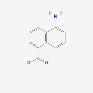 molecular formula C12H11NO2 B1629945 Methyl 5-aminonaphthalene-1-carboxylate CAS No. 91569-19-6
