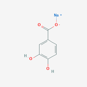 molecular formula C7H5NaO4 B1629950 Sodium 3,4-dihydroxybenzoate CAS No. 24885-75-4