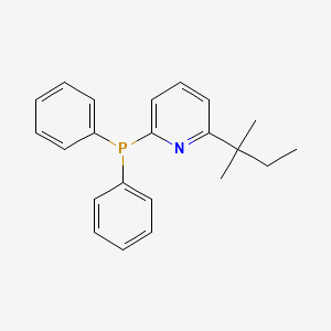 molecular formula C22H24NP B1629951 2-(1,1-Dimethylpropyl)-6-(diphenylphosphino)pyridine CAS No. 947315-18-6