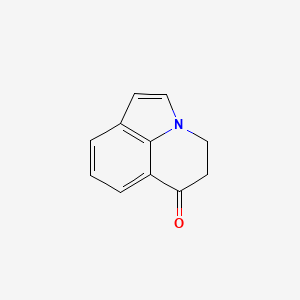 molecular formula C11H9NO B1629958 4,5-Dihydro-6H-pyrrolo[3,2,1-ij]quinolin-6-one CAS No. 603310-86-7