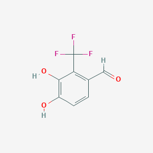molecular formula C8H5F3O3 B1629964 3,4-Dihydroxy-2-(trifluoromethyl)benzaldehyde CAS No. 634924-69-9