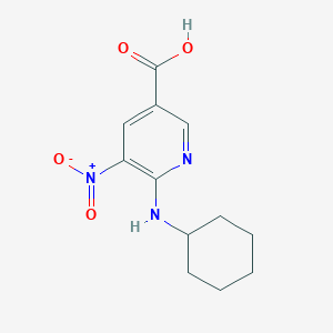 molecular formula C12H15N3O4 B1629965 6-(Cyclohexylamino)-5-nitronicotinic acid CAS No. 503859-31-2